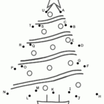 Christmas Tree   Connect The Dotscapital Letters (Christmas) For Free Printable Connect The Dots Christmas Worksheets