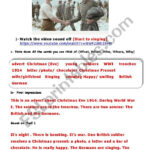 Christmas Truce Advert [1914 Wwi]   Esl Worksheetaurore With The World War 1 Christmas Truce Worksheet