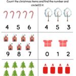 Christmas Worksheet For Preschool Archives   Page 4 Of 6   About Throughout Preschool Christmas Number Worksheets