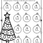 Christmas Worksheets 3Rd Grade Math E0E Inside 5th Grade Math Christmas Worksheets