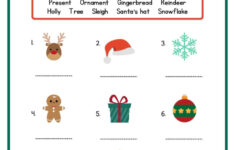 Christmas Worksheets - Readingvine regarding Printable Christmas Vocabulary Worksheet