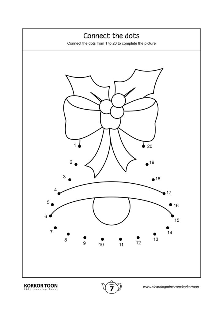 Free Printable Connect The Dots Christmas Worksheets