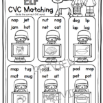 December Math And Literacy Pack   Freebies! — Keeping My Kiddo Busy With Christmas Cvc Words Worksheet