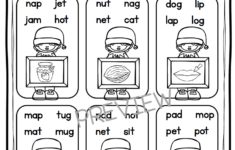 December Math And Literacy Pack - Freebies! — Keeping My Kiddo Busy with Christmas Cvc Words Worksheet