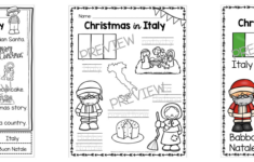 December Week 3 In Kindergarten - Christmas In Italy — Keeping My inside Christmas in Italy Worksheets