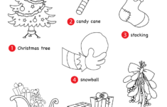 Decorate The Christmas Tree Worksheet - Vocabulary Coloring with Christmas Color Words Worksheet