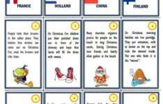English Esl Worksheets, Activities For Distance Learning And regarding Worksheets For Christmas Around The World