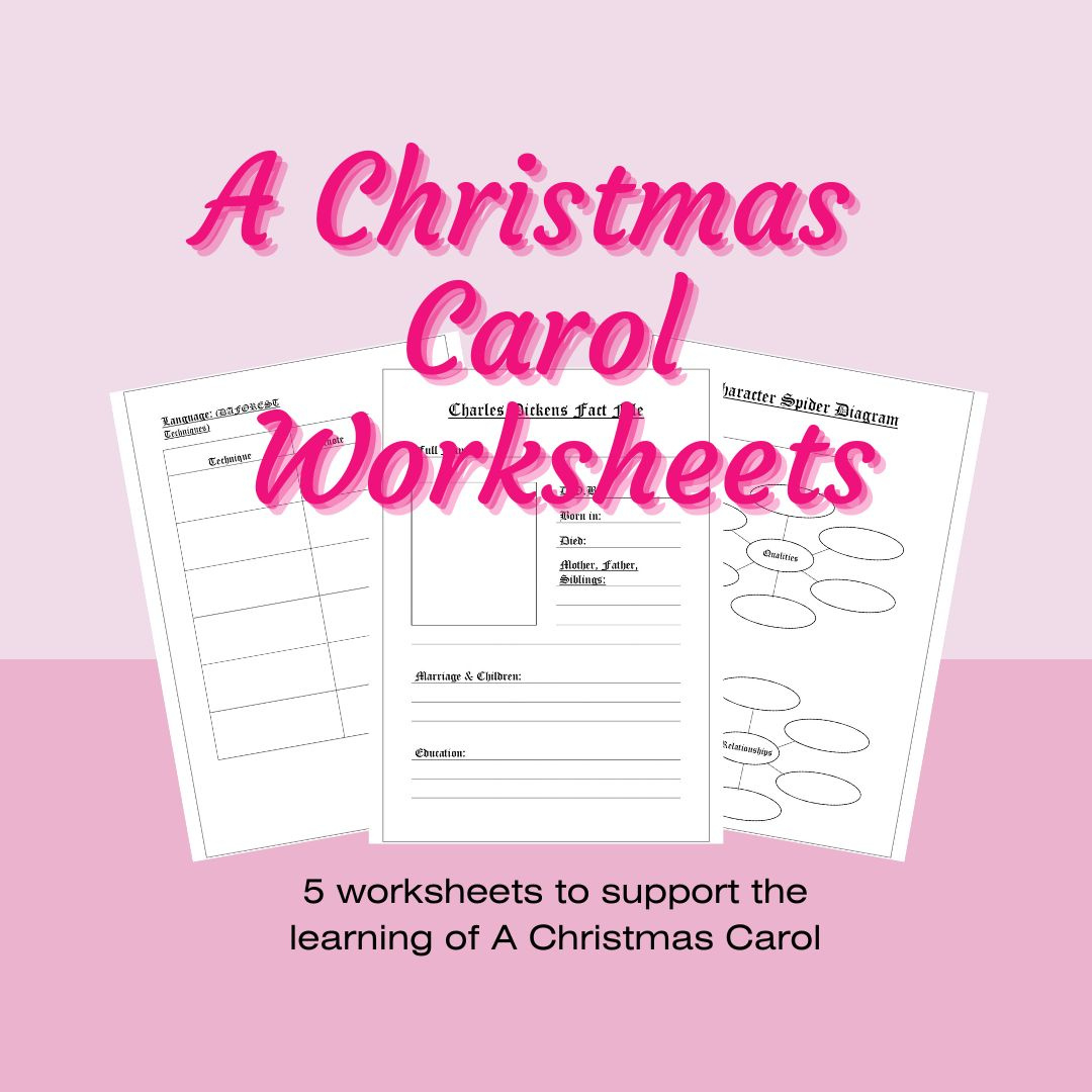 English Literature A Christmas Carol Worksheets for Christmas Carol Worksheets Free