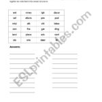 English Worksheets: Xmas Words Chop Regarding Christmas Chop Worksheet Answers