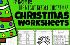 🎄 Free Twas The Night Before Christmas Worksheets &amp; Activities for Night Before Christmas Worksheet