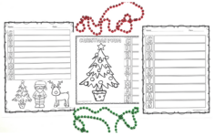 Free Christmas Acrostic Poem Template For Kids regarding Christmas Acrostic Poem Worksheet