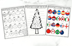 Free Christmas Around The World Worksheet inside Christmas Geography Worksheets