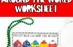 Free Christmas Around The World Worksheet within Christmas Geography Worksheets