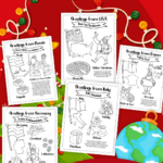 Free Christmas Around The World Worksheets (20 Pages!) Story For Christmas Around The World Free Worksheets