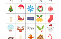 Free Christmas Bingo For Kids - Arinsolangeathome intended for Christmas Bingo Worksheet