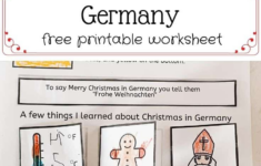 Free Christmas In Germany Worksheet Printables {For Kids} - The intended for Christmas In Germany Worksheet
