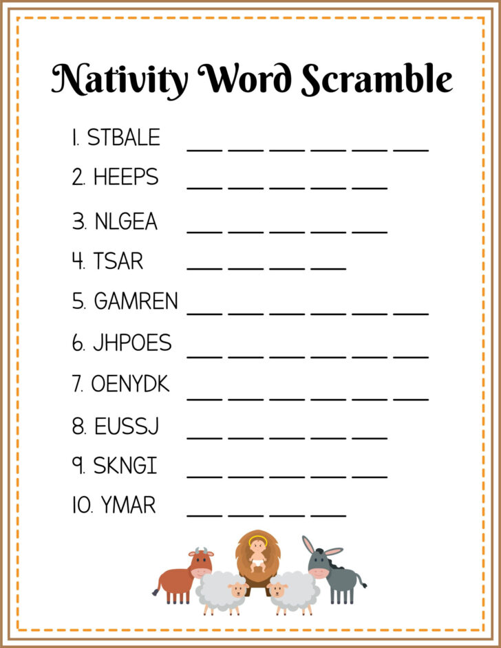 Religious Christmas Worksheets