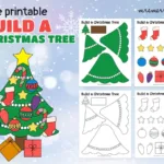 Free Christmas Tree Printable | Cut & Paste Activity | Mrs. Merry Intended For Build A Christmas Tree Worksheet