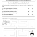 Free Christmas Worksheets For Kids (Free Printable Activity Sheets) For Christmas Jesus Worksheets