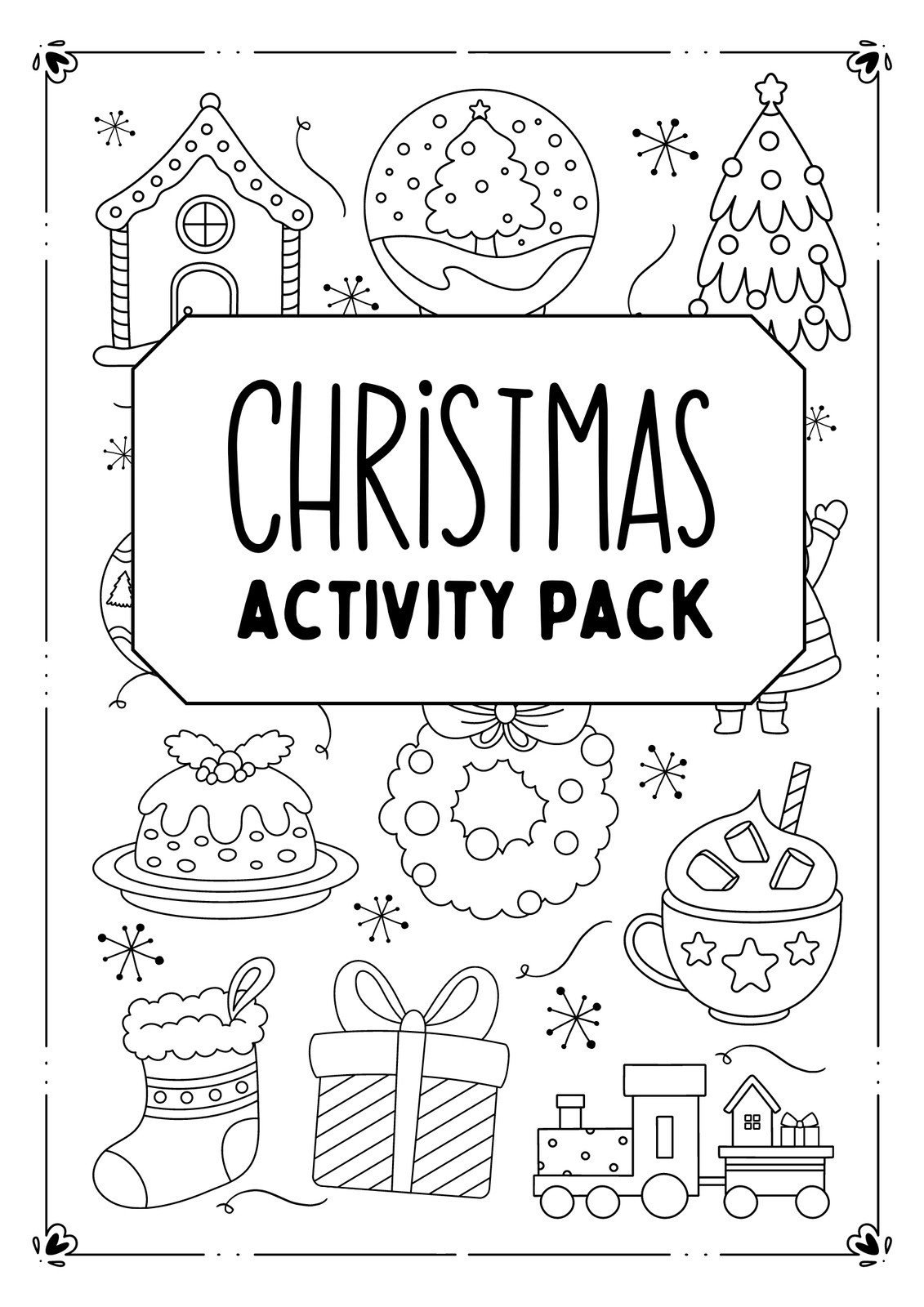 Free, Editable Christmas Worksheet Templates | Canva for Christmas Fun Worksheet