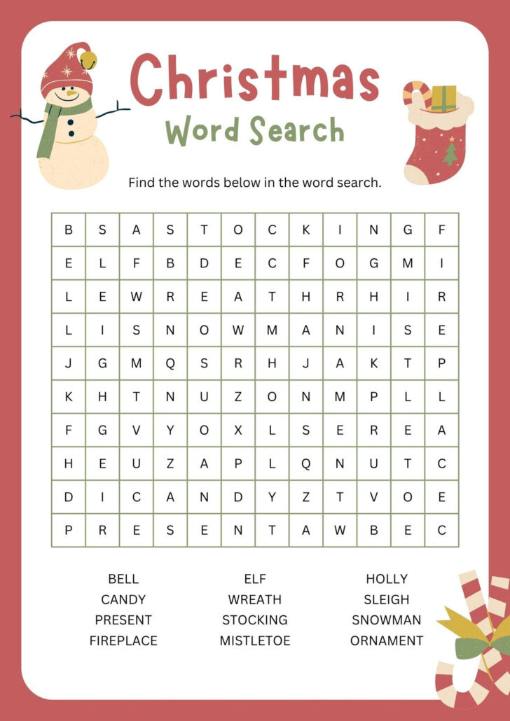 Christmas Classroom Worksheets