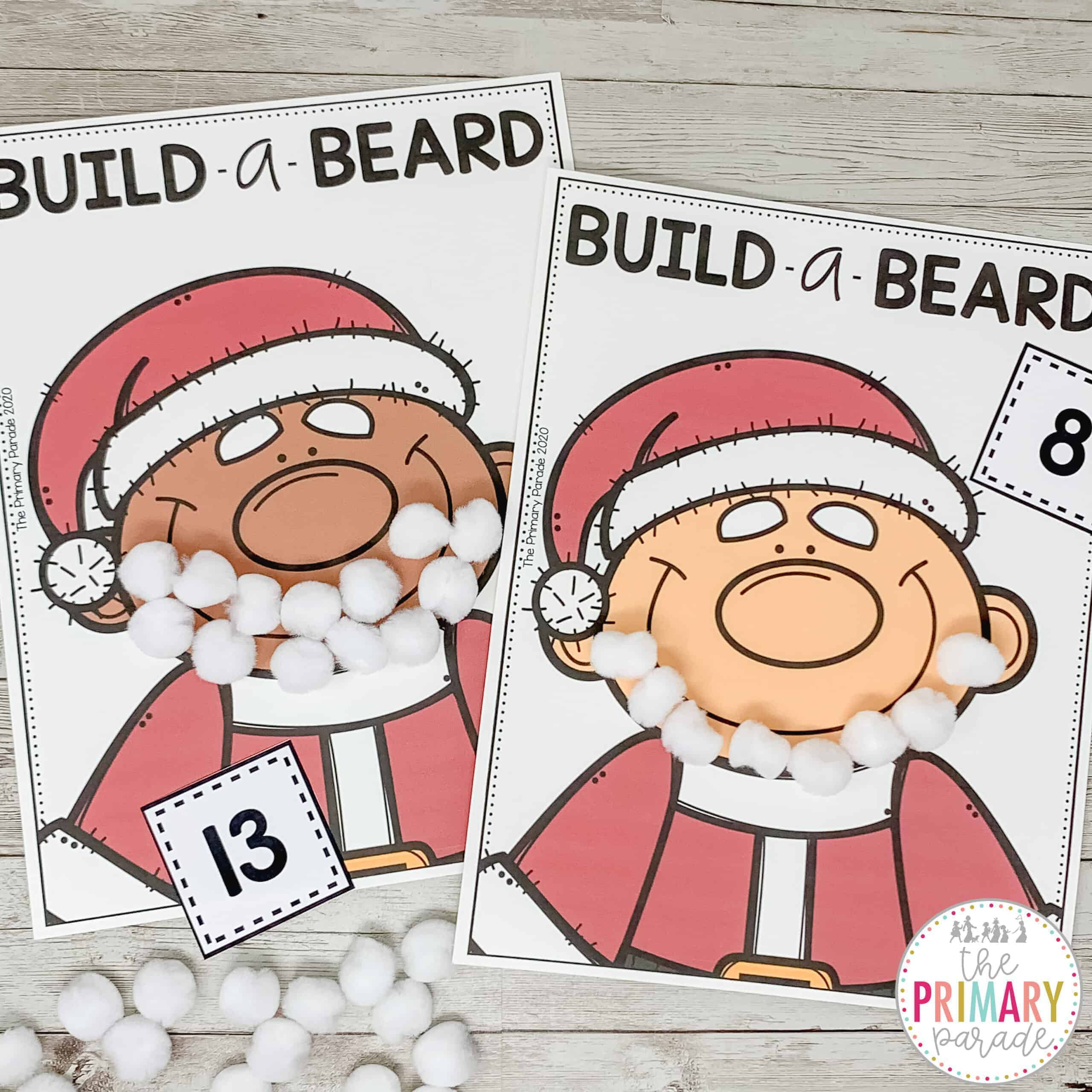 Free Printable Build A Santa Christmas Worksheet - The Primary Parade intended for Super Teacher Worksheets Father Christmas