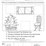 Free Printable Christmas Prepositions Worksheet Inside Christmas Grammar Worksheet