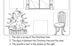 Free Printable Christmas Prepositions Worksheet inside Christmas Grammar Worksheet