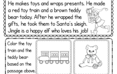 Free Printable Christmas Reading Worksheet throughout Christmas Literacy Worksheets