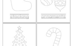 Free Printable Christmas Tracing Worksheets For Kids - The Craft in Free Printable Christmas Tracing Worksheets