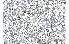 Free Printable I Spy Christmas Activity - Paper Trail Design for I Spy Christmas Worksheets