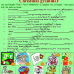 Grammar And Christmas   Esl Worksheetsofiateach For Christmas Grammar Worksheet