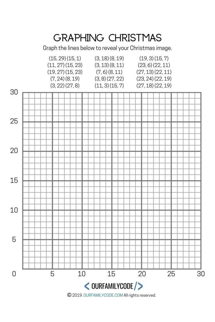 Christmas Graphing Worksheets Free