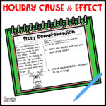 Holiday Cause And Effect Printable Comprehension Activities With Regard To A Christmas Carol Cause And Effect Worksheet