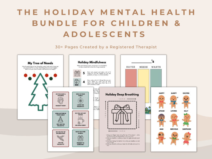 Christmas Health Worksheets