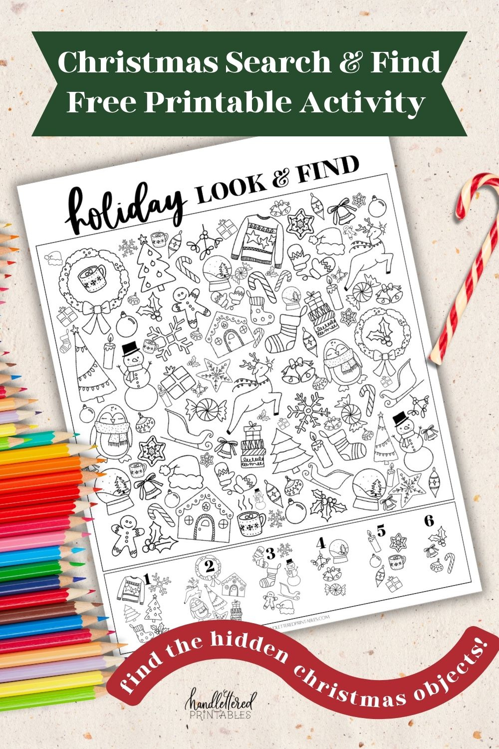 Holiday Look + Find | Find The Hidden Christmas Objects Printable pertaining to Christmas Hidden Objects Worksheets