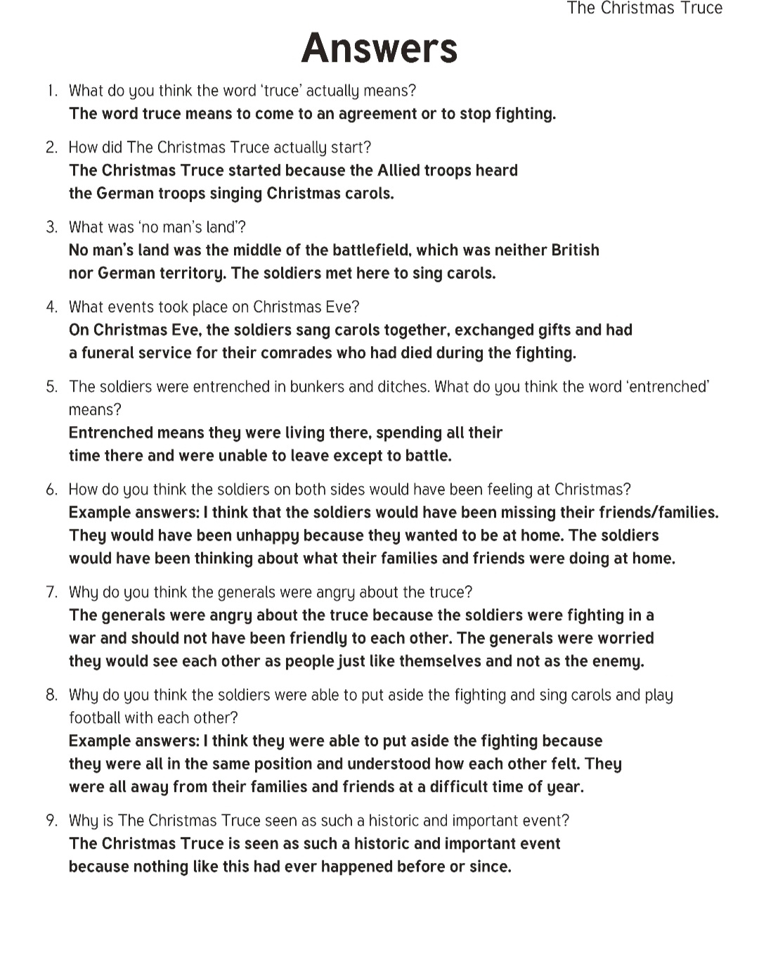 Img_20220224_123901 - Literature - Notes - Teachmint in A Christmas Truce Worksheet Answers