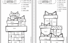 Km Classroom: Free Christmas Colornumber Addition Within 10 throughout Christmas Color By Number Math Worksheets