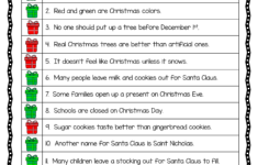 Library No Prep Printables - Christmas inside Christmas Fact and Opinion Worksheets
