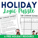 Logic Cheap Christmas Sweater With Regard To Ugly Christmas Sweater Beyond The Worksheet Answers