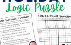 Logic Cheap Christmas Sweater with regard to Ugly Christmas Sweater Beyond The Worksheet Answers