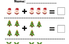 Mash > Christmas > Christmas Addition Worksheet 1-10 intended for Christmas Adding Worksheet