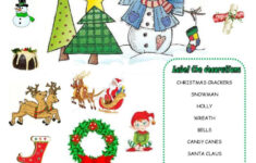 Merry Christmas: English Esl Worksheets Pdf &amp; Doc with Merry Christmas Worksheet