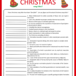 Name That Tune Trivia   10 Free Pdf Printables | Printablee For Can You Name These Christmas Songs Worksheet