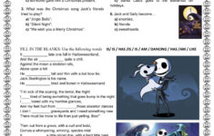 Nightmare Before Christmas Activities - 10 Free Pdf Printables regarding Nightmare Before Christmas Worksheet