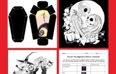 Nightmare Before Christmas Printable Activities within Night Before Christmas Worksheet