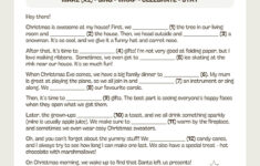 Page 2 - Free, Editable Christmas Worksheet Templates | Canva intended for Christmas Fill in The Blank Worksheets