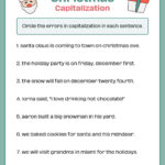 Page 4   Free, Editable Christmas Worksheet Templates | Canva Within Christmas Capitalization Worksheet