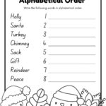 Page 9   Free, Editable Christmas Worksheet Templates | Canva For Christmas Alphabetical Order Worksheets