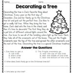 Pin Page In 4Th Grade Christmas Reading Comprehension Worksheets